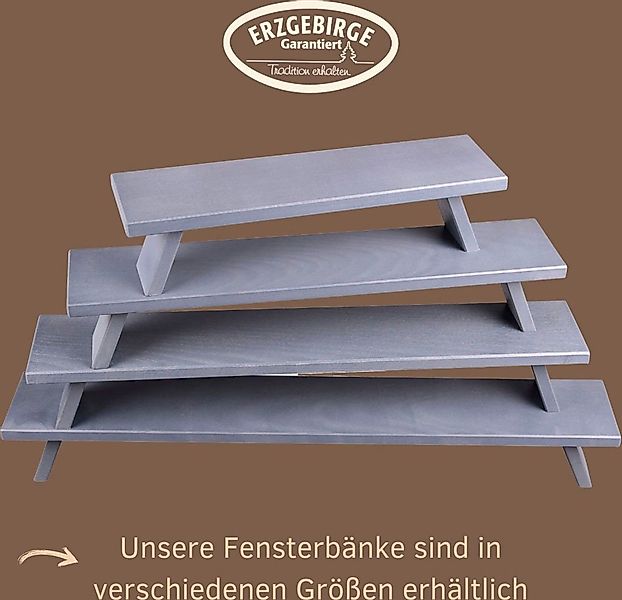 Weigla Schwibbogen-Fensterbank Weihnachtsdeko, Made in Germany, aus Holz, g günstig online kaufen