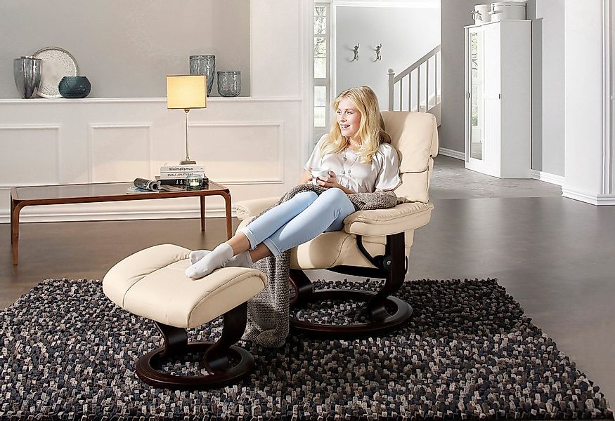 Stressless® Relaxsessel »Ruby«, (Set), mit Classic Base, Größe L, Gestell E günstig online kaufen