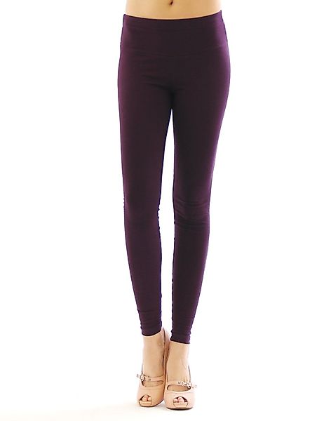SYS Leggings Damen Leggings lang hoher Bund Baumwolle blickdicht günstig online kaufen
