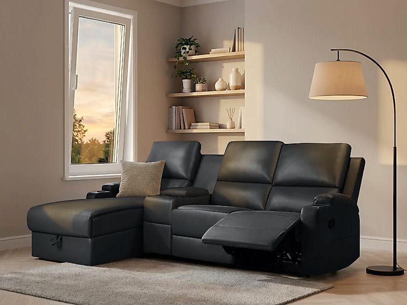 OTTO home Ecksofa "NAPORI Multimediasofa, 3er Kinosessel XXL, L-Form, 3 Bez günstig online kaufen
