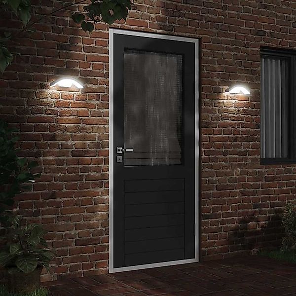 vidaXL Außen-Wandleuchte LED-Außenwandleuchten mit Sensor 2 günstig online kaufen
