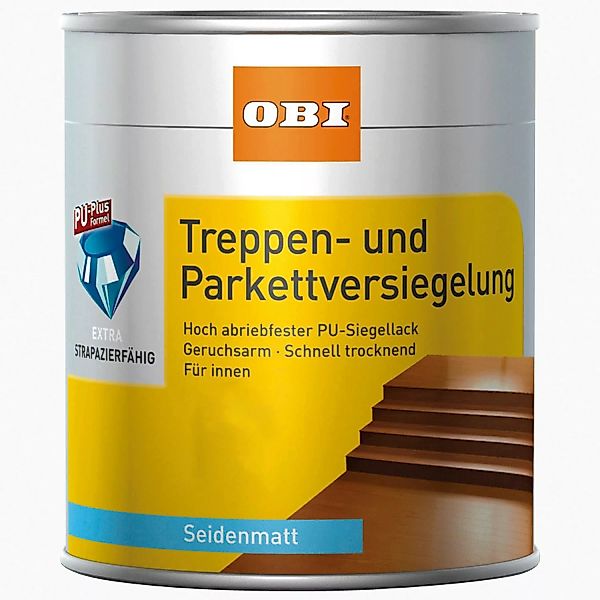 OBI Treppen- und Parkettversiegelung Transparent seidenmatt 2,5 l günstig online kaufen