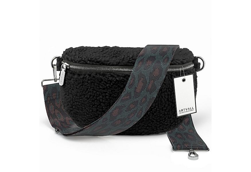 ARTVALL Umhängetasche Teddy Handtasche Brusttasche Crossbody Bag Schwarz (T günstig online kaufen