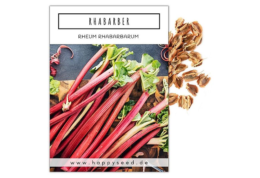HappySeed Blumensamen Roter Rhabarber Samen - Rheum rhabarbarum, Blumen günstig online kaufen