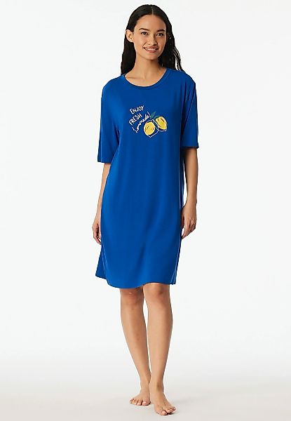 Schiesser Nachthemd "Casual Fashion" Gesamtlänge ca. 90 cm, in fließender S günstig online kaufen