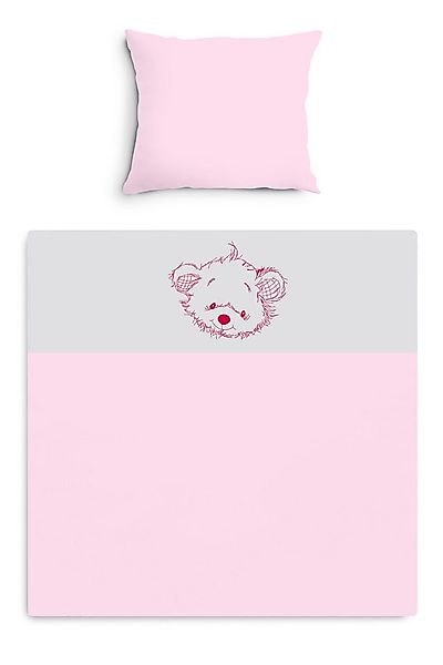 Amilian Babybettwäsche Kinderwagenset - 2tlg. Kinderbettwäsche - 80x80cm + günstig online kaufen