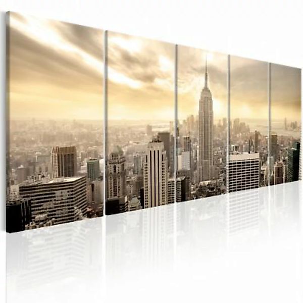 artgeist Wandbild New York: View on Manhattan mehrfarbig Gr. 200 x 80 günstig online kaufen