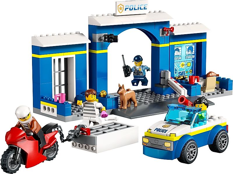 LEGO® 60370 City Ausbruch aus der Polizeistation Konstruktionsspielzeug Spi günstig online kaufen