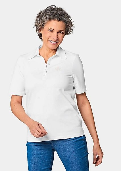 GOLDNER Poloshirt Baumwollshirt mit Polokragen Klassisches Jerseyshirt mit günstig online kaufen