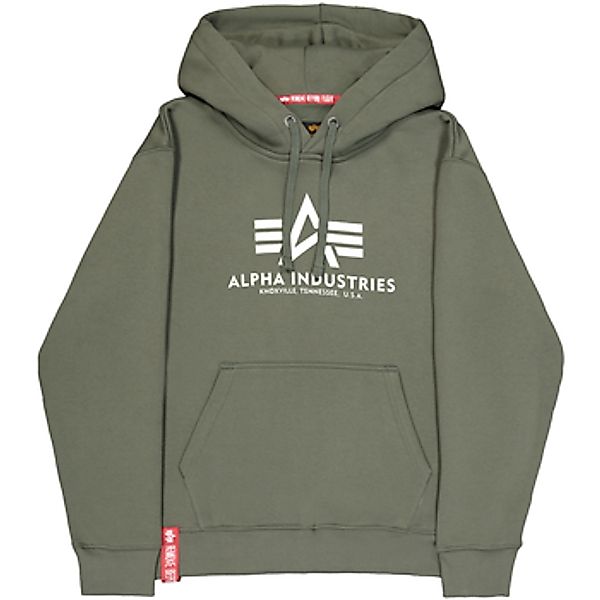Alpha Industries  Sweatshirt Basic Hoodie BL - dark olive günstig online kaufen