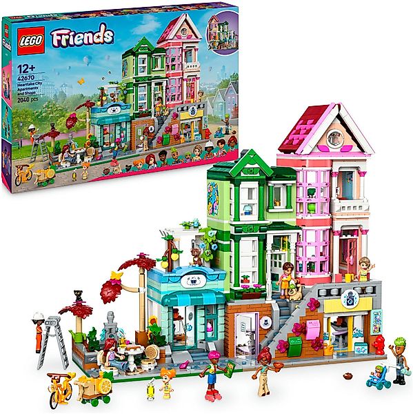 LEGO® Heartlake City Wohn- und Einkaufsstraße günstig online kaufen