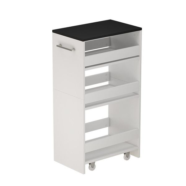 Vicco Barschrank Rivo, Weiß/Anthrazit, 30 x günstig online kaufen