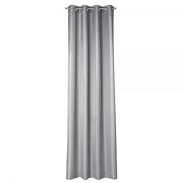 JOOP! Vorhang Gardine Allover mit Ösen - Farbe: Silber - 011 - 140x250 cm günstig online kaufen