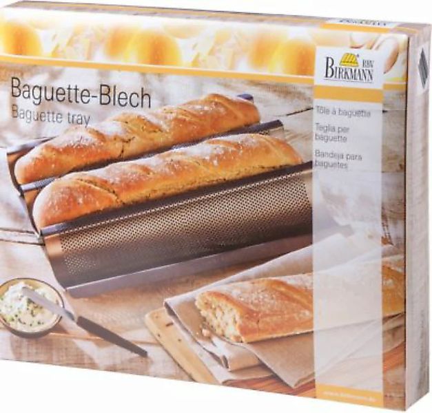 Birkmann Baguette Backblech grau günstig online kaufen
