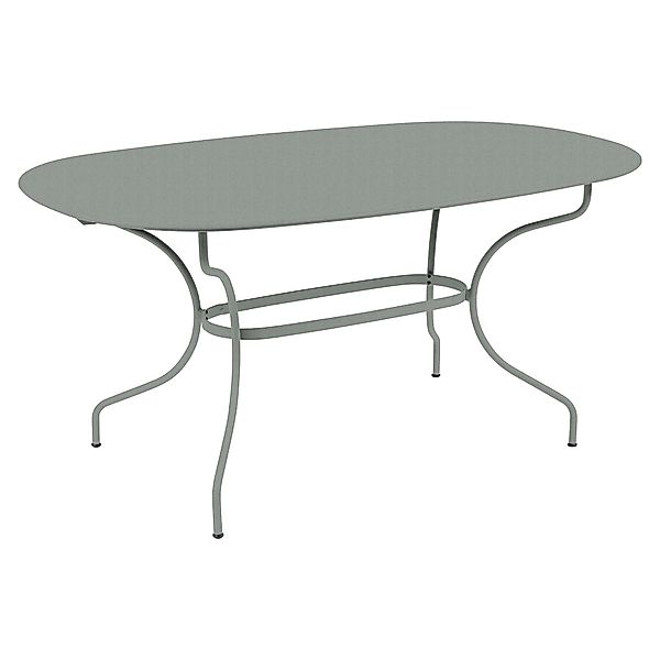 Opéra+ Ovaler Tisch 160 x 90 cm Outdoor Lapilligrau günstig online kaufen
