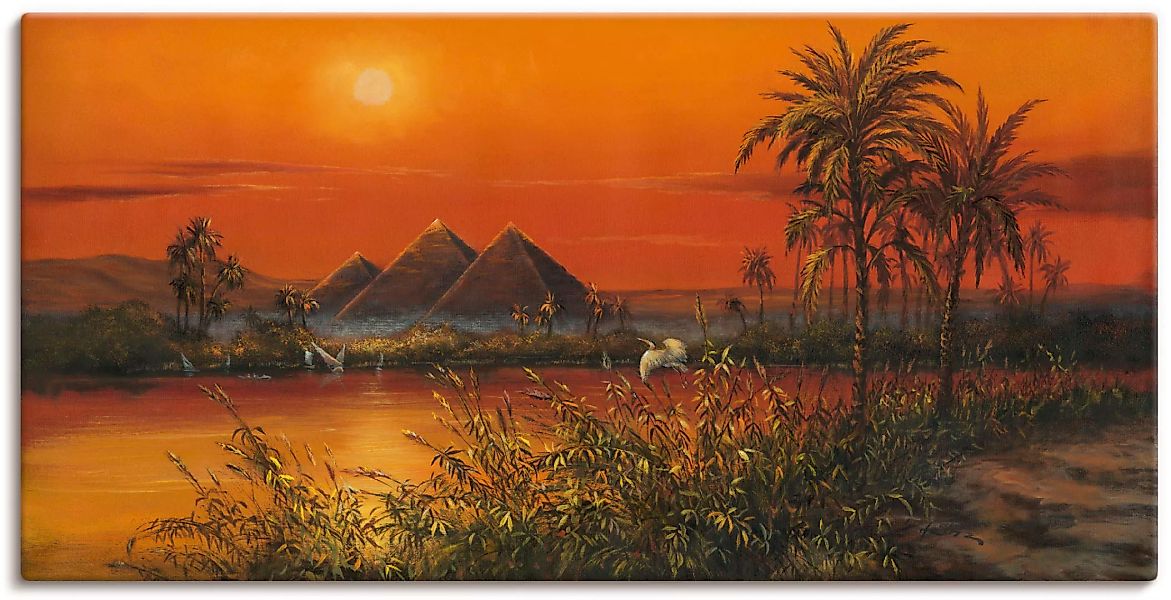 Artland Wandbild "Pyramiden", Afrika, (1 St.), als Alubild, Leinwandbild, W günstig online kaufen