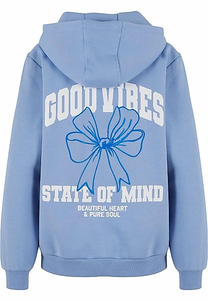 Miss Tee Kapuzenpullover "Miss Tee Good Vibes Bow Ladies Fluffy Hoody", (1 günstig online kaufen