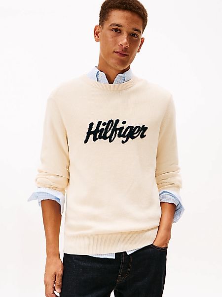 Tommy Hilfiger Rundhalspullover "SEASONAL GRAPHIC COTTON" günstig online kaufen