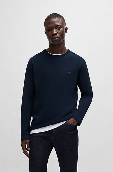 BOSS ORANGE Langarmshirt Tempesto mit BOSS-Stickerei günstig online kaufen