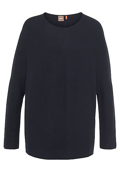 BOSS ORANGE Strickpullover Faland Premium Damenmode mit Rundhalsausschnitt günstig online kaufen
