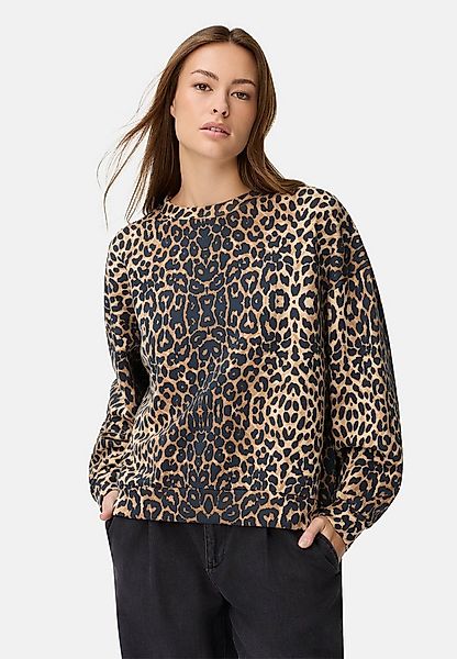 camel active Rundhalspullover Oversized Pullover aus reiner Baumwolle Langa günstig online kaufen