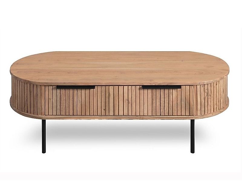 WOLF MÖBEL Wohnzimmertisch BRONX Couchtisch 118x60 1 Schublade beidseitig ( günstig online kaufen