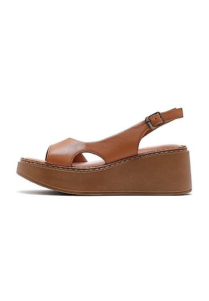 Derimod Leder-Plateausandalen Sandale günstig online kaufen