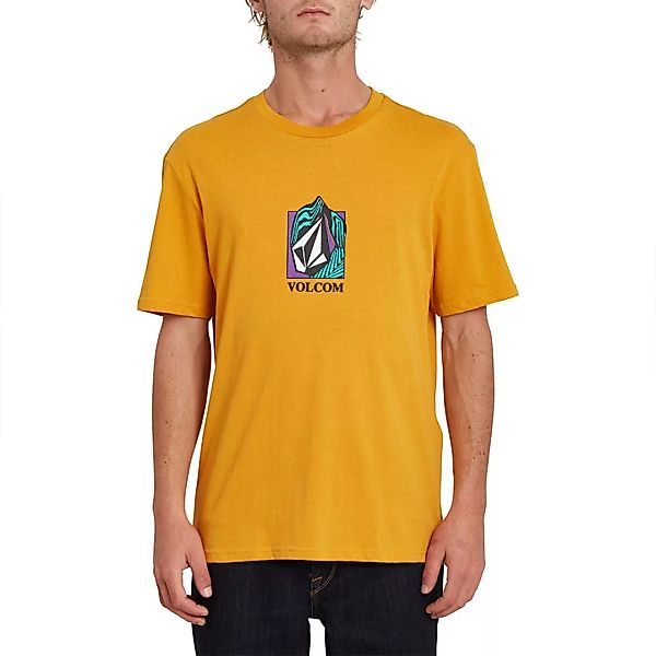 Volcom Crostic Basic Kurzärmeliges T-shirt M Vintage Gold günstig online kaufen