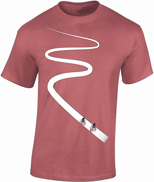 Baddery Print-Shirt Fahrrad T-Shirt : Radweg - Sport Tshirts Herren - Fun S günstig online kaufen