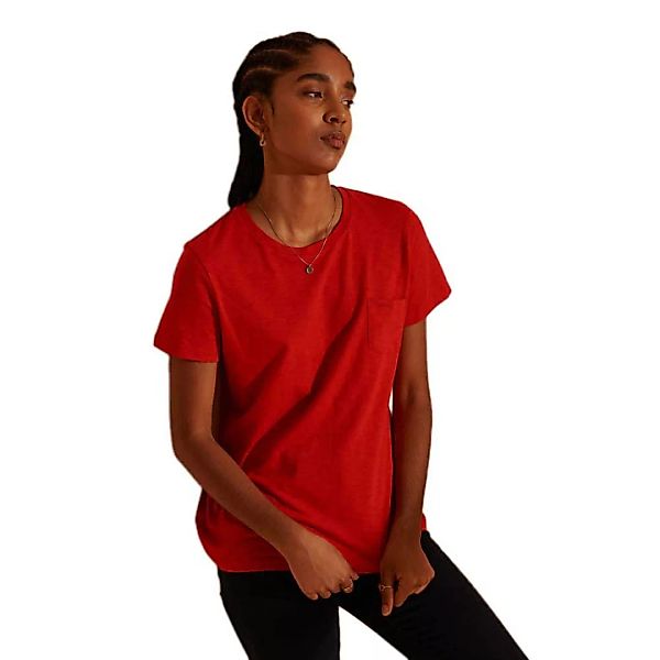 Superdry Scrip Kurzarm T-shirt M Rouge Red günstig online kaufen