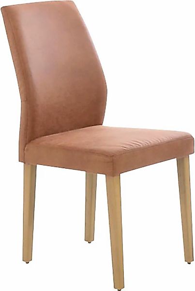 K+W Komfort & Wohnen 4-Fußstuhl "6193" () mit Massivholzbeinen in Wildeiche günstig online kaufen