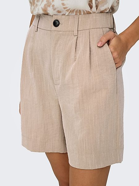 ONLY Shorts Modische Leinenoptik mit elastischem günstig online kaufen