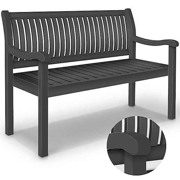 tillvex Gartenbank Holz Parkbank Massiv Sitzbank günstig online kaufen