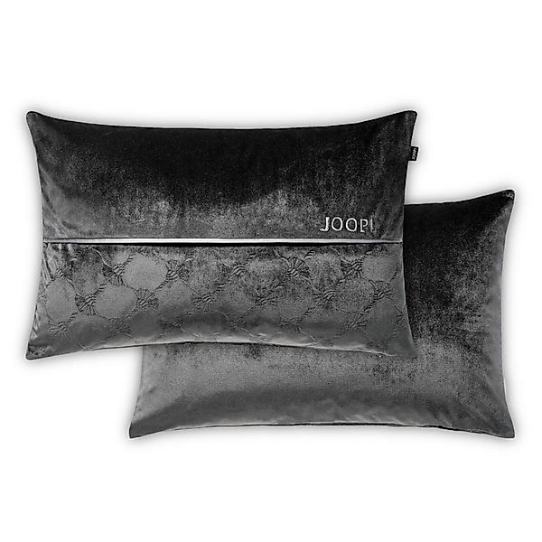 JOOP! Dekokissen Kissenhülle Scene 70695 Beige, Kornblumen-Prägung, Satinbi günstig online kaufen