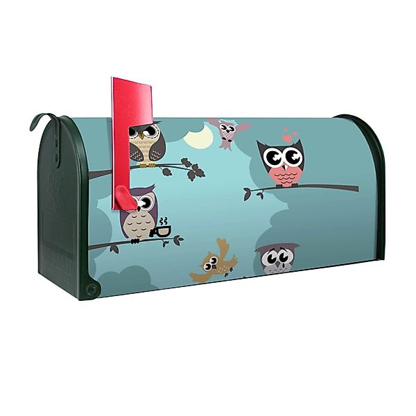 Banjado Amerikanischer Briefkasten Grün 48x22x16cm US Mailbox Letterbox Pos günstig online kaufen