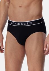 Schiesser Rioslip "95/5" 3er-Pack, mit sportlichem Webgummibund mit kontras günstig online kaufen