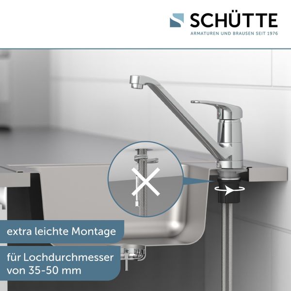 Schütte Spültischarmatur GRANDE 360° schwenkbar, geräuscharme günstig online kaufen