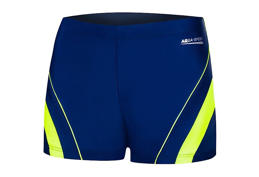 Aqua Speed Badehose Dennis Trainings Swim Boxer UV Schutz Black Red Größe X günstig online kaufen