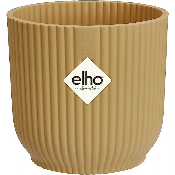 Elho Blumentopf Vibes Fold Rund Mini 7 cm Buttergelb günstig online kaufen