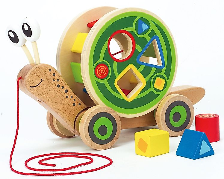 Hape Nachziehtier Schnecke, (Set, 1-tlg), Schnurlänge günstig online kaufen