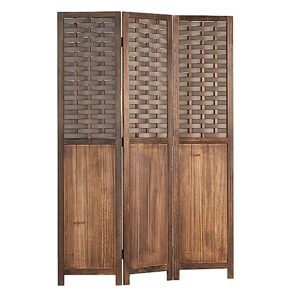 Homestyle4u Paravent Raumteiler Indoor Holz Trennwand günstig online kaufen