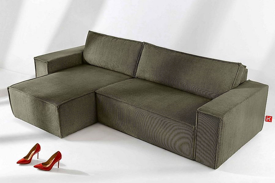 KONSIMO® Ecksofa NAPI Universal-Ecksofa links oder rechts, beidseitig, herg günstig online kaufen