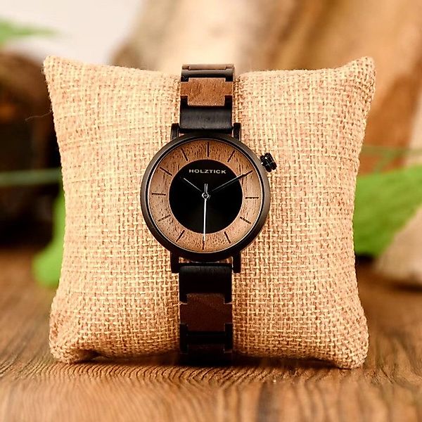 Holztick Bavaria Quarzuhr Gretl black GRETL günstig online kaufen