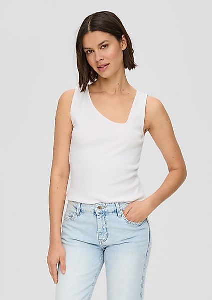 s.Oliver T-Shirt Jersey-Top mit asymmetrischem Ausschnitt günstig online kaufen