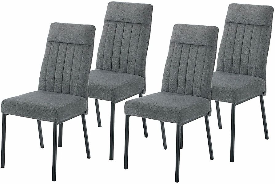 HELA 4-Fußstuhl "CATANIA" (Set) 4 Stk.4-Fuß, Federkorb, Vierkantrohrgestell günstig online kaufen