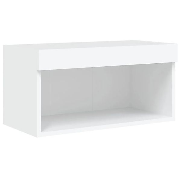 vidaXL TV-Schrank mit LED-Leuchten Weiß 60x30x30 cm 837127 günstig online kaufen