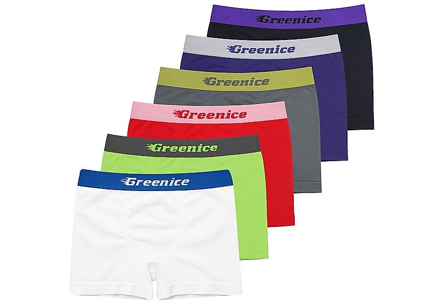 TEXEMP Panty 6 Damen Hotpants Panty Panties Slip Unterwäsche Boxershorts Mi günstig online kaufen
