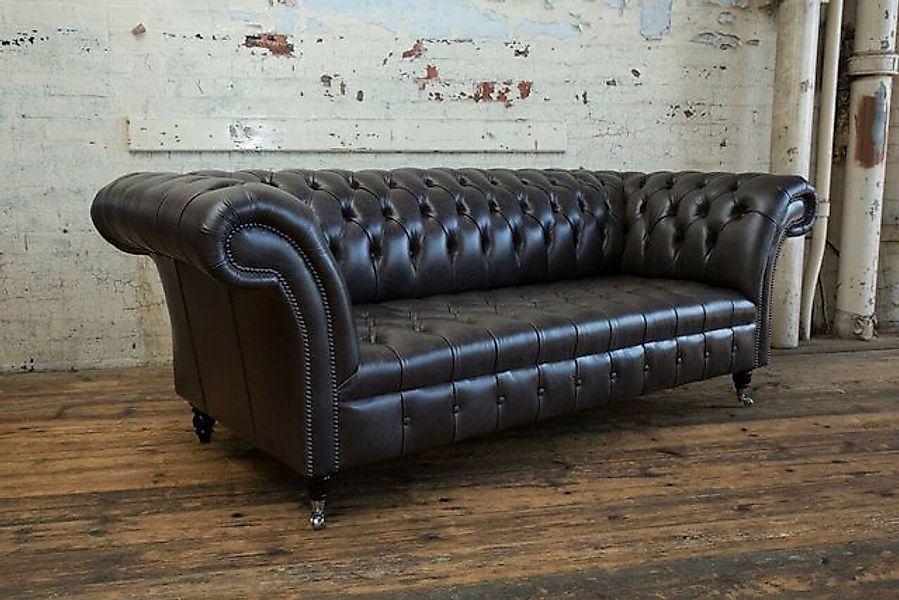 JVmoebel Chesterfield-Sofa klassische Chesterfield Sofa 3 Sitzer Design Pol günstig online kaufen