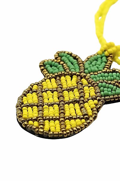 COLLEZIONE ALESSANDRO Kette mit Anhänger "Pineapple" mit echten Glasperlen günstig online kaufen