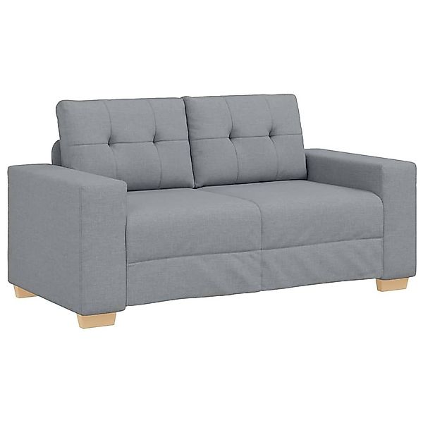 vidaXL Sofa Zweisitzer-Sofa Hellgrau 120 cm günstig online kaufen